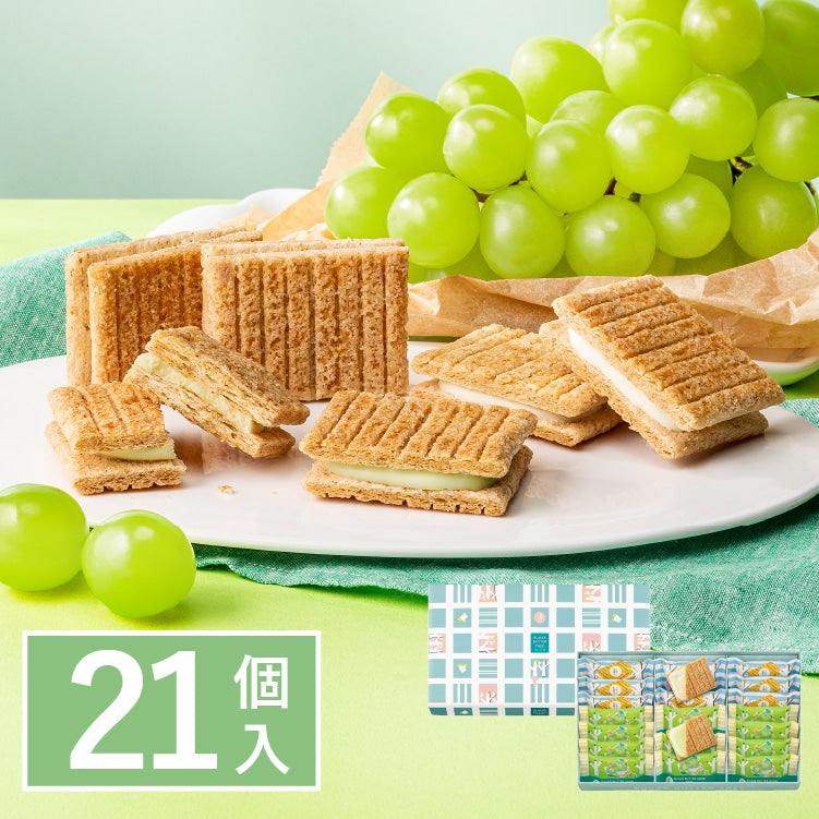 砂糖奶油樹 經典&麝香葡萄夾心禮盒 21入