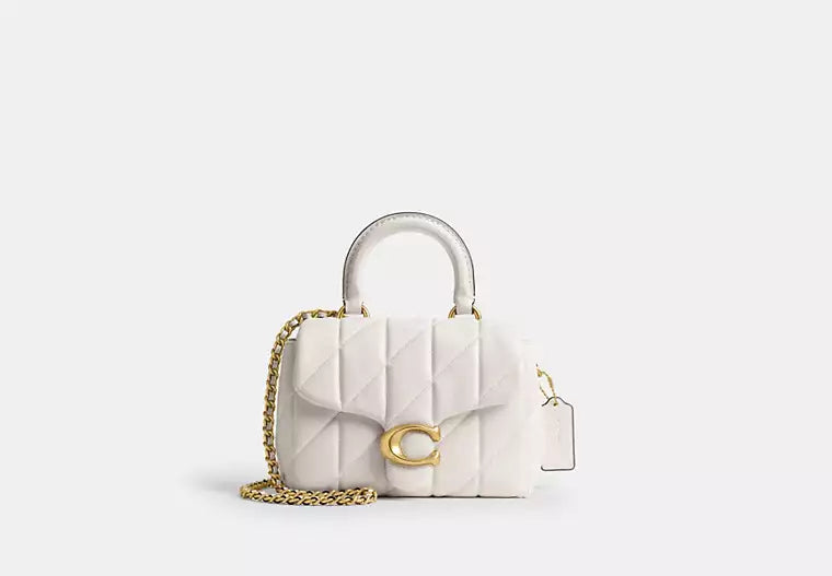 COACH タビー トップ ハンドル バッグ・キルティング(CCC12)
