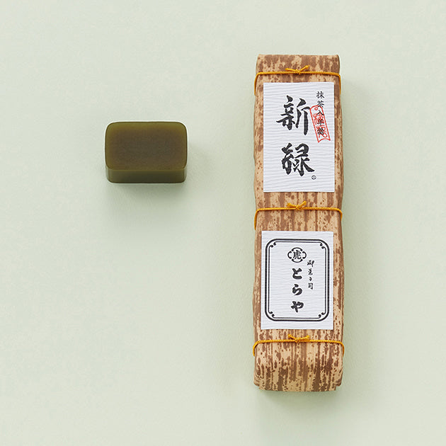 虎屋 とらや 竹皮包羊羹 新緑(抹茶入) 官方主圖