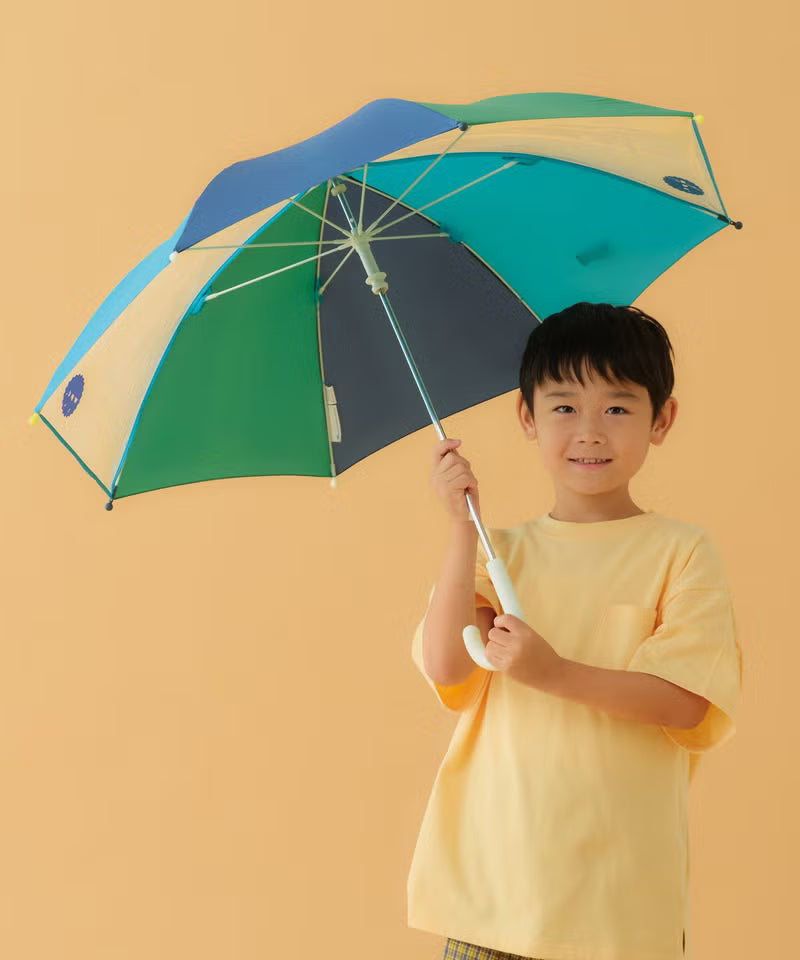 Wpc. KIDS 兒童雨傘 45／50cm｜雙透明視窗・防夾手開式