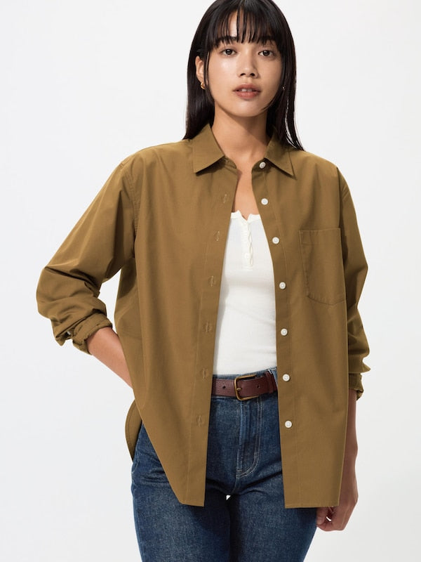UNIQLO 棉混紡襯衫 日本代購｜東京美物