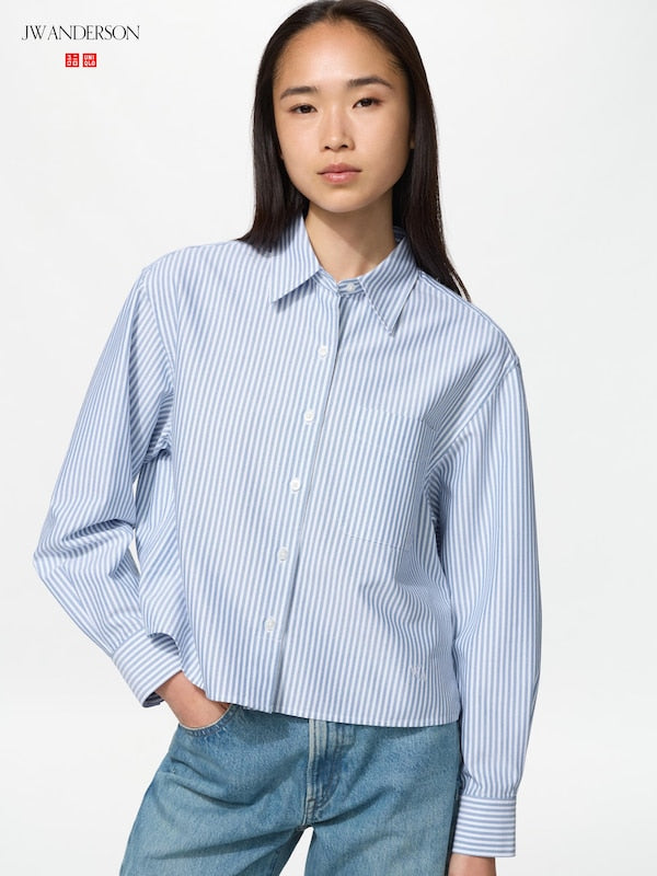 UNIQLO Oxford 條紋襯衫 日本代購｜東京美物