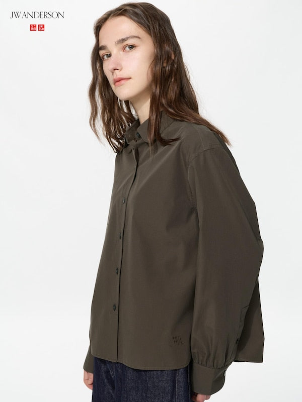 UNIQLO 棉質澎袖襯衫 日本代購｜東京美物