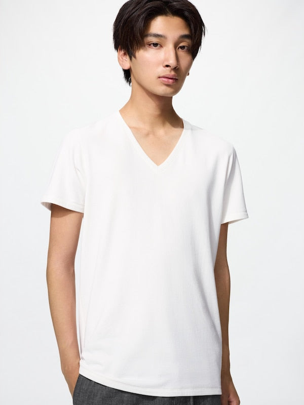 UNIQLO 極暖 HEATTECH 棉質 V 領 T 恤 日本代購｜東京美物
