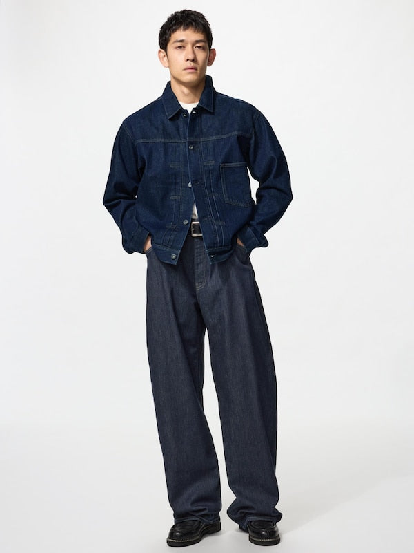 UNIQLO EZY Barrel 牛仔褲 長版 日本代購｜東京美物