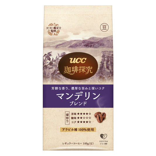 UCC｜珈琲探究 曼特寧綜合 咖啡豆 140g