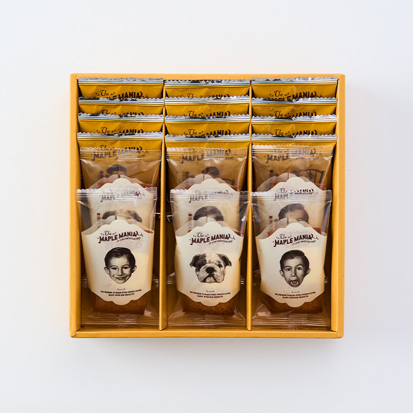 The Maple Mania 楓糖綜合禮盒 18入 開盒內容